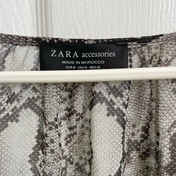 Silk snakeskin Zara bodysuit - Picture 3 of 3